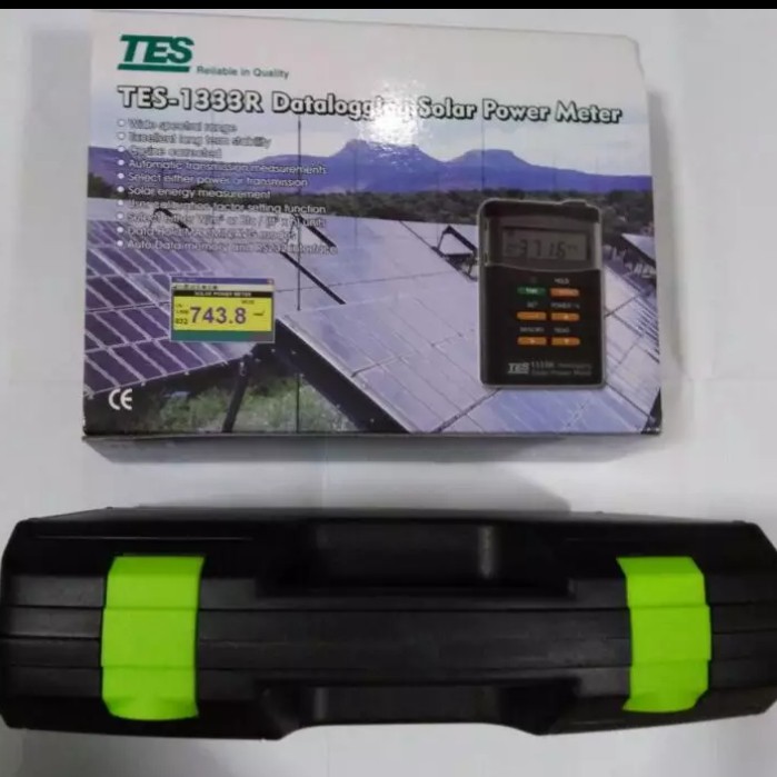 TES-1333R RS-232 Interface Datalogging Solar Power Meter - Image 2