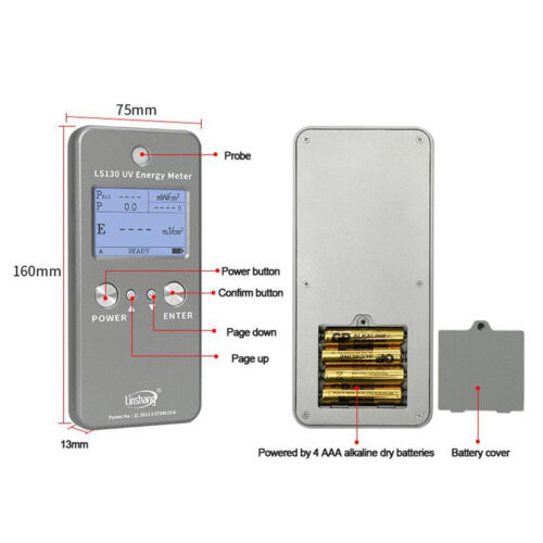 LS130 UV Energy Meter Digital Ultraviolet Energy Meter - Image 2