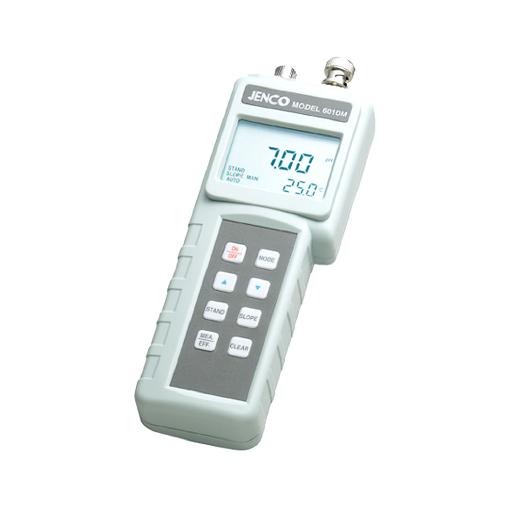 JENCO 6010NKC Handheld pH/ORP Meter with Battery