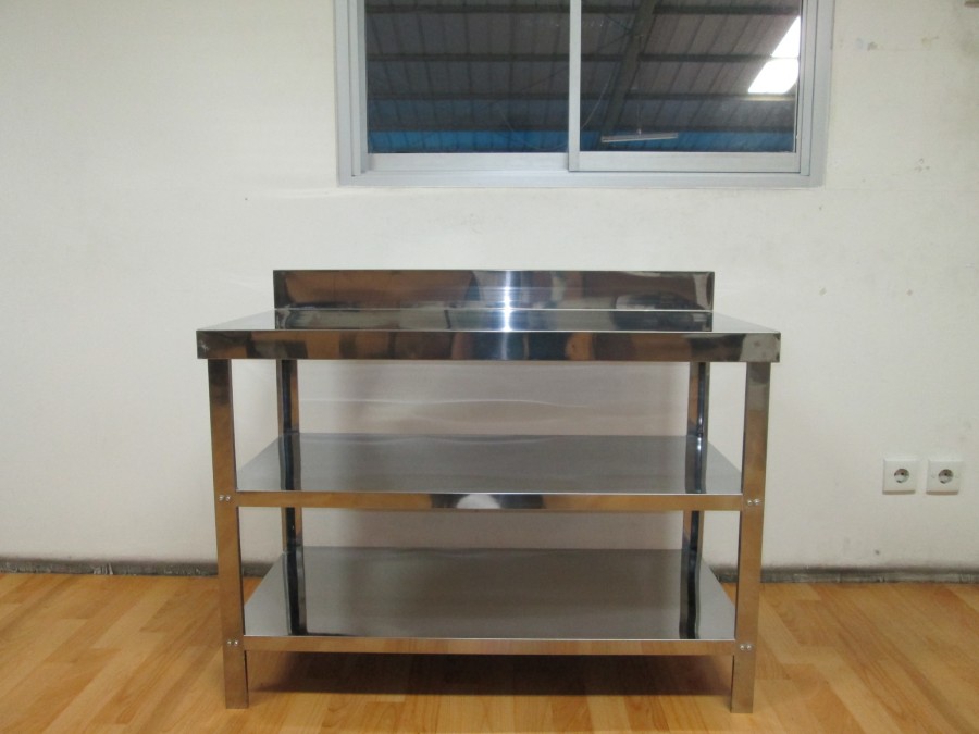 3 set meja dapur stainless steel - Image 2