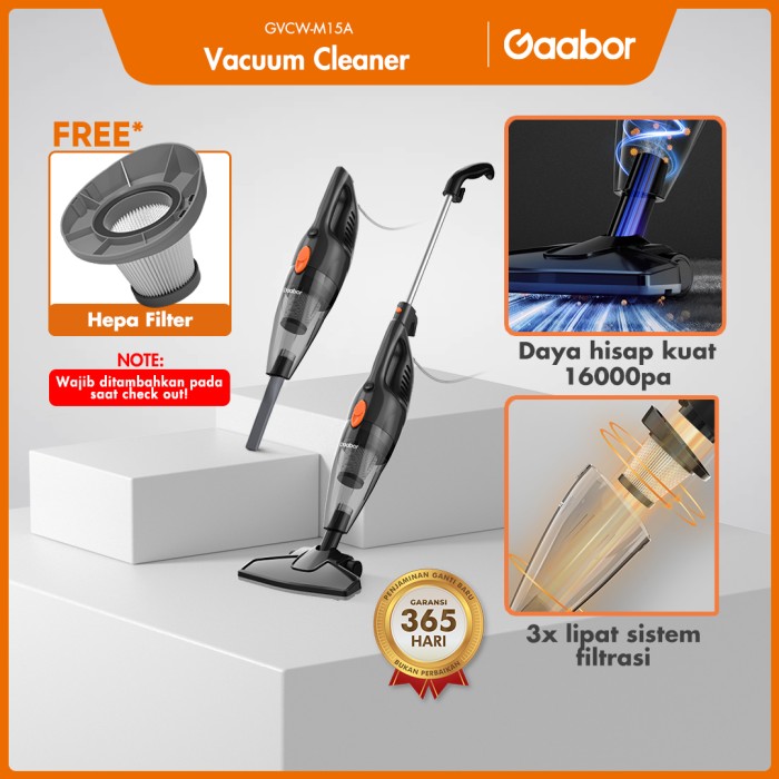 Gaabor Vacuum Cleaner Multifungsi tanpa kabel (Wireless) Mini Vacuum - Image 2