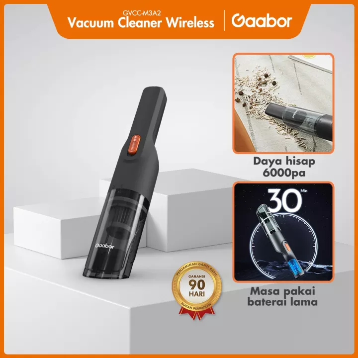 Gaabor Vacuum Cleaner Multifungsi tanpa kabel (Wireless) Mini Vacuum