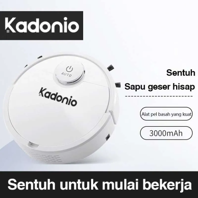 Kadonio Penyedot debu Vacuum Robot Besar Sapu Hisap Dan Geser 3 in 1 - Image 2