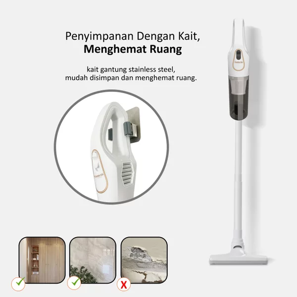 Kadonio Vacuum Cleaner Handheld Portable Strong penyedot debu Wireless