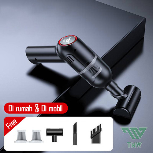 T&W Mini Vakum Mobil Penyedot Debu Portable Wireless Vacuum Cleaner - Image 2