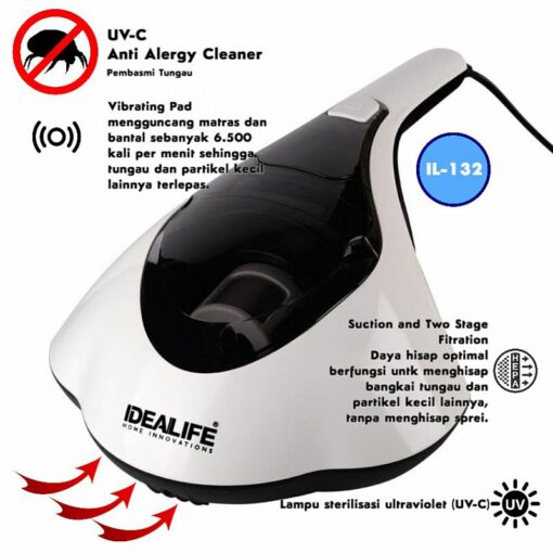 Dust UV Mite Vacuum Cleaner IDEALIFE IL-132 - Image 2