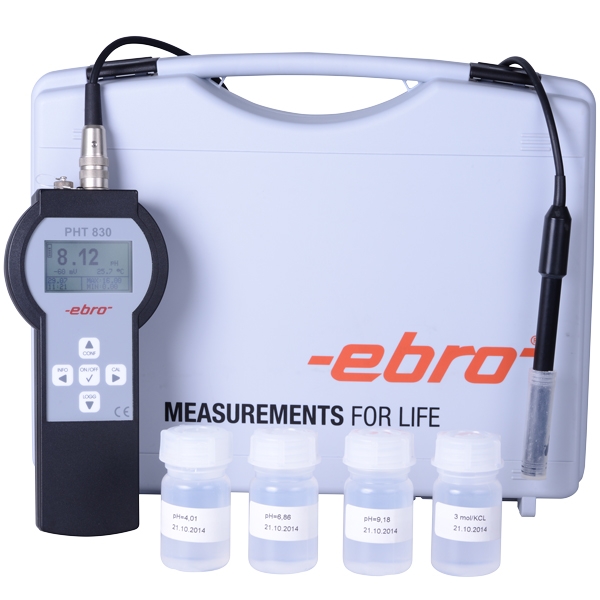 ebro PHT 830 pH Meter With Plastic Electrode