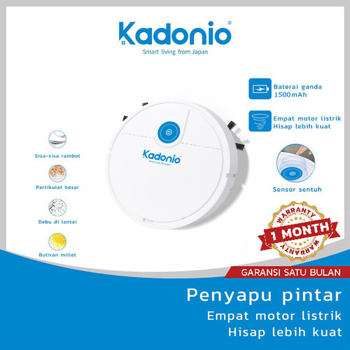 Kadonio Penyedot debu Vacuum Robot Besar Sapu Hisap Dan Geser 3 in 1 - Image 4