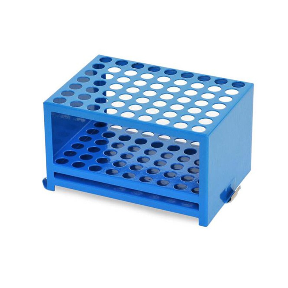 XYWHPGV Edelstahl Reagenzglashalter – 40 Loch, 3-lagig, Für Röhrchen Von 10–13 Mm – Stabil & Platzsparend Für Labor & Hobby
