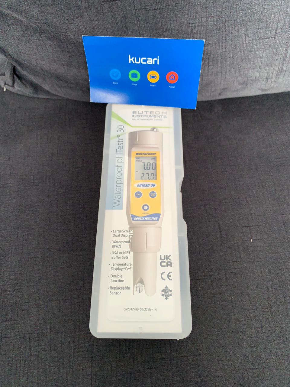 Eutech EC-pHTEST30 Waterproof pH Tester 30 Pocket pH Mete 3