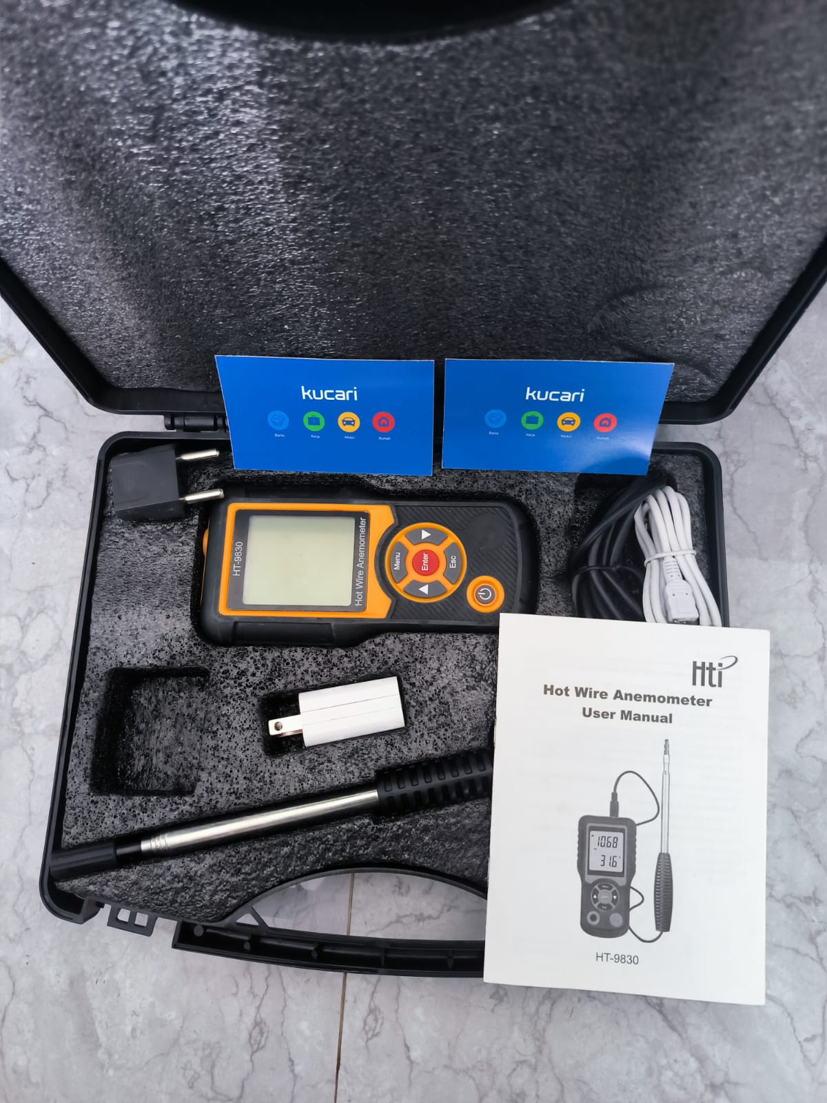 HTI HT 9830 Hot Wire Anemometer 2