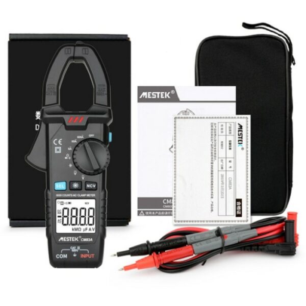 Mestek CM83A Digital Clamp Meter AC DC Tang Ampere - Image 2