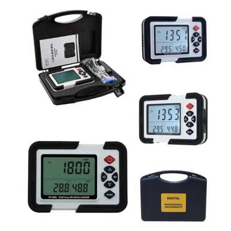 Monitor Gas Karbon Dioksida HT2000-CO2 Carbon Dioxide Monitor