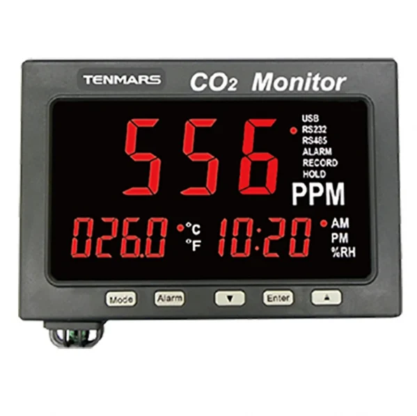 Tenmars TM-187A CO2/Temp/Humidity Monitor