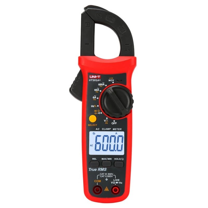 UNI-T UT202A Tang Ampere AC-DC Clamp Meter - Image 2
