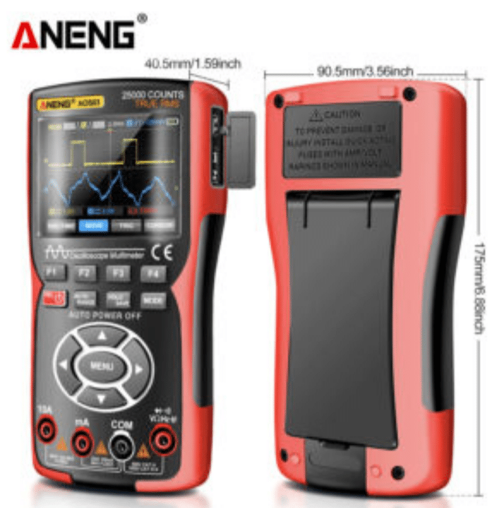 Aneng AOS03 Oscilloscope Multimeter Signal Generator - Image 2