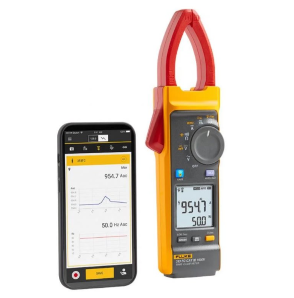 Fluke 393 FC CAT III True RMS Wireless Clamp Meter with iFlex, 1500 V - Image 3