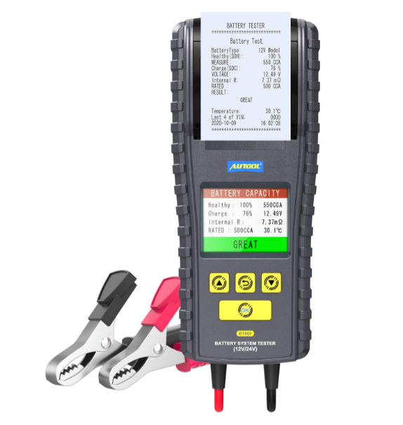 AUTOOL BT860 Car Battery Tester with Printer