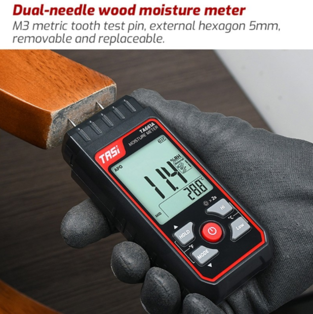 TASI TA-661A Wood Moisture Meter - Image 2