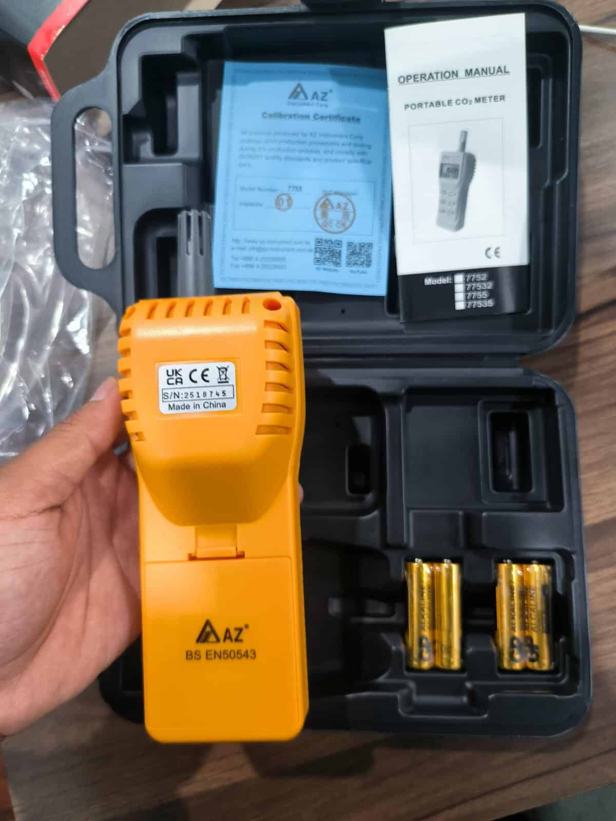 AZ Instrument 7755 CO2 Gas Detector 3