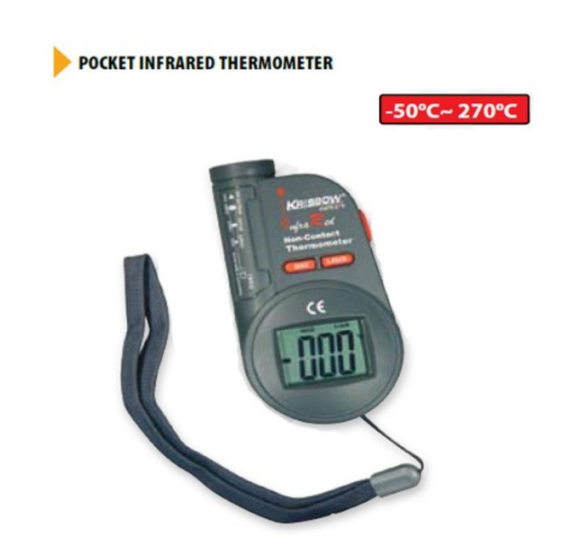 Krisbow Pocket Infrared Thermometer (-50)-270C - Image 2
