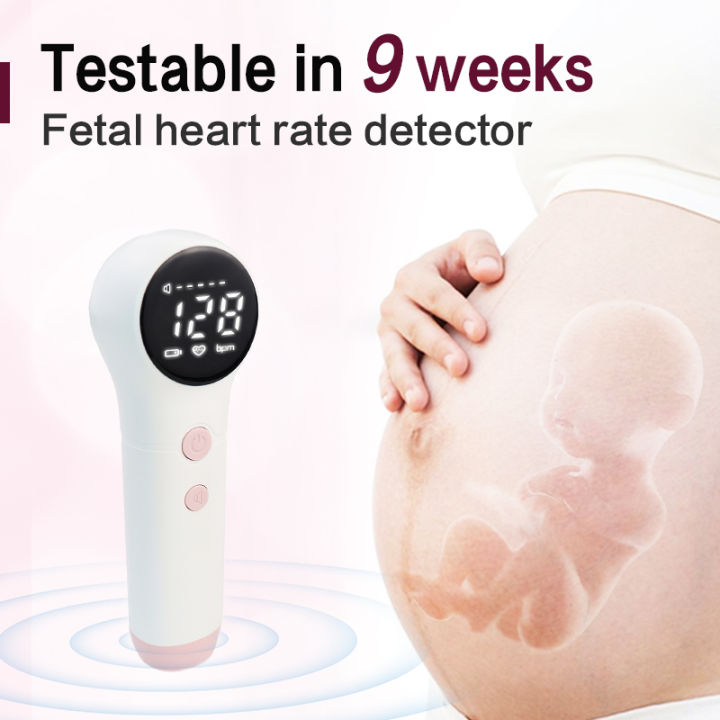 Britzgo Doppler Fetal Heart Rate Monitor Pregnancy Heartbeat Detector - Image 3