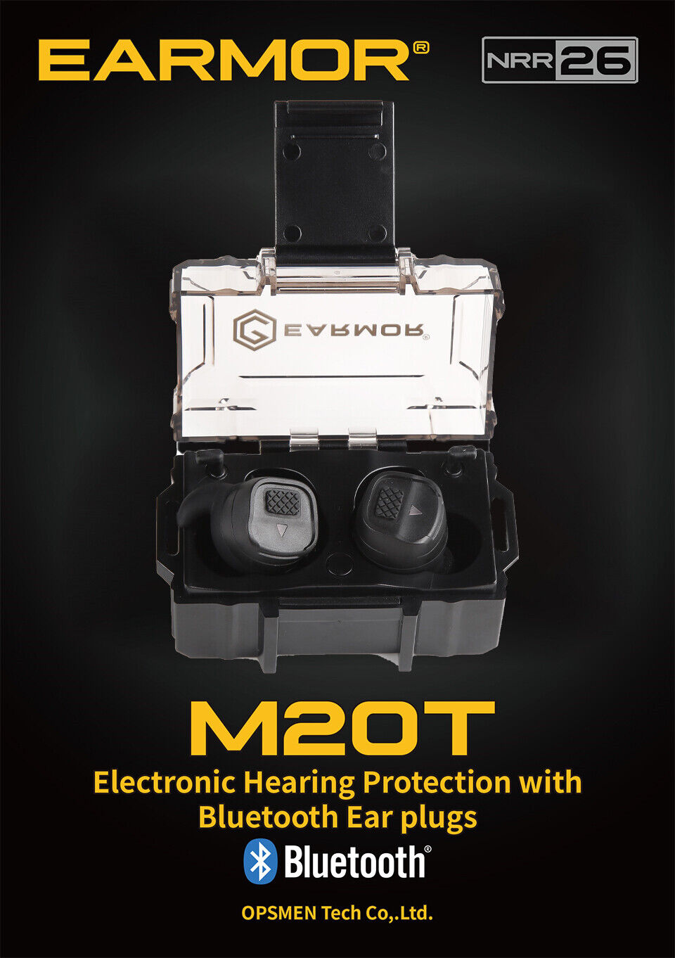 EARMOR M20T Electronic Hearing Protection With Bluetooth Earplugs IPSC - Image 2