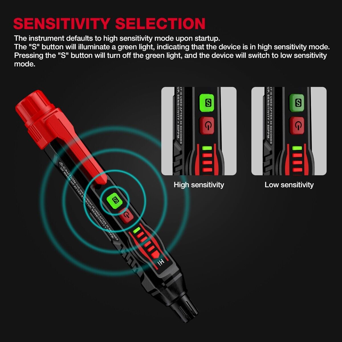 Gas Leak Detector Portable HABOTEST HT59A - Image 6