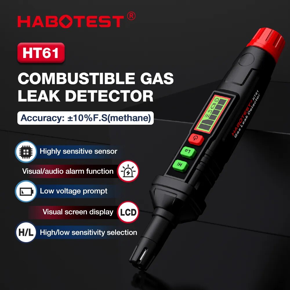 Gas Leak Detector High-precision HABOTEST HT61L - Image 6