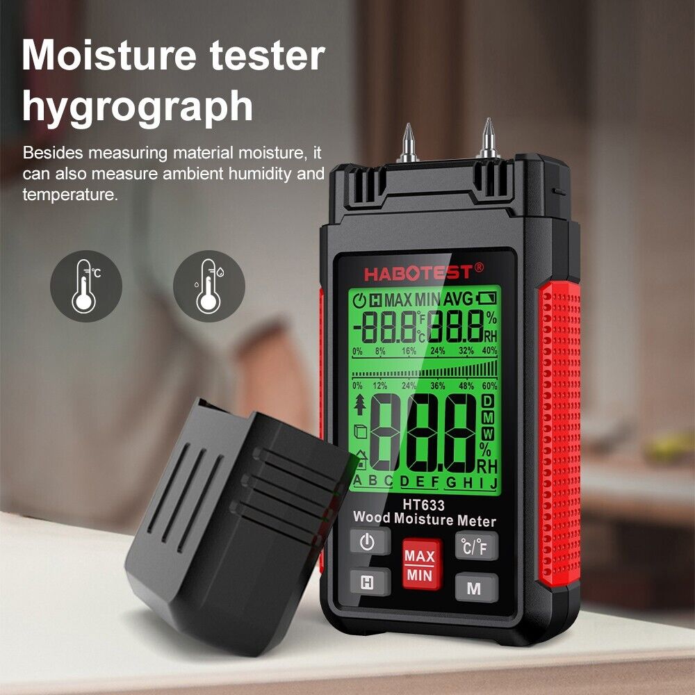 Moisture Meter HABOTEST HT633 - Image 2