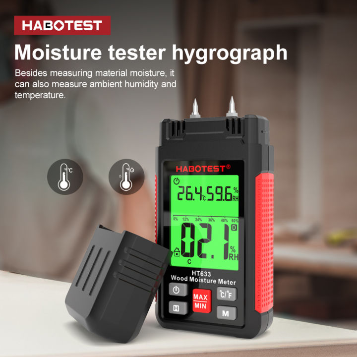 Moisture Meter HABOTEST HT633 - Image 8