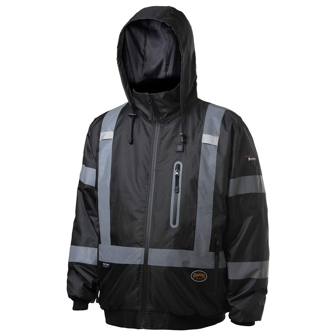 Jaket Bomber Keselamatan Berpemanas Kedap Air Pioneer Safety V1210170U-L