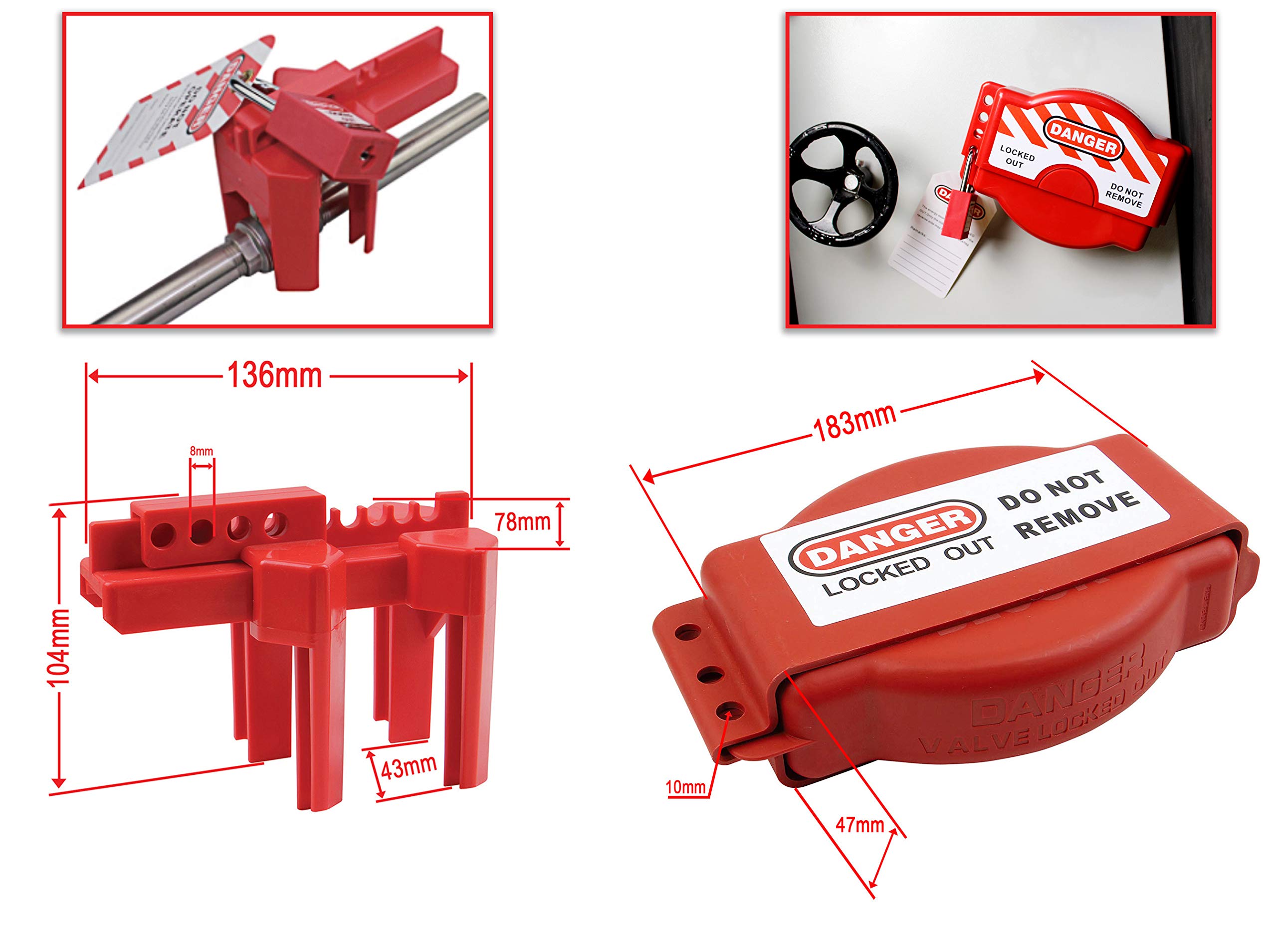 Lockout Tagout Kit/Safety Lockout Kit/Heavy Duty Lockout Toolbox Alat pengaman - Image 3