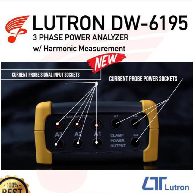 harmonic measurement Lutron DW-6195 3 Phase Power Analyzer - Image 2