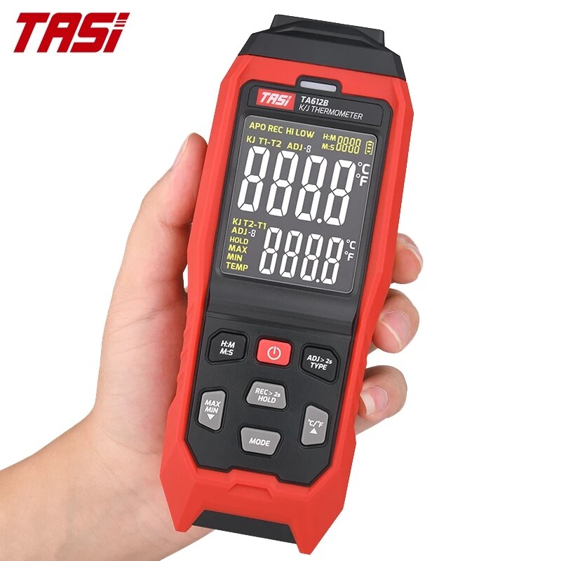TASI Thermocouple 4-Channel Data Logger TA612C 177x70x35mm - Image 3