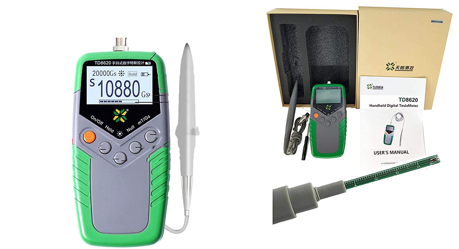 Tesla Gauss Magnet Meter TD-8620 - Image 5