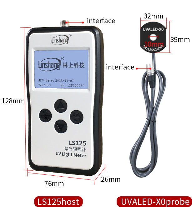 UV Light Meter Multi Probe LS125 UV Radiometer Ultraviolet lux meter analyzer - Image 3