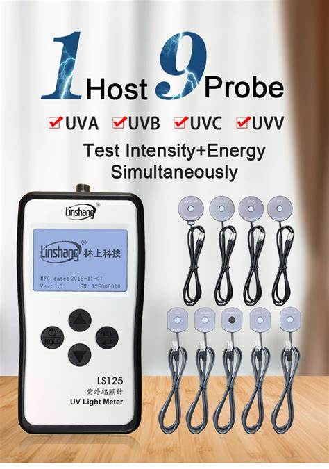 UV Light Meter Multi Probe LS125 UV Radiometer Ultraviolet lux meter analyzer