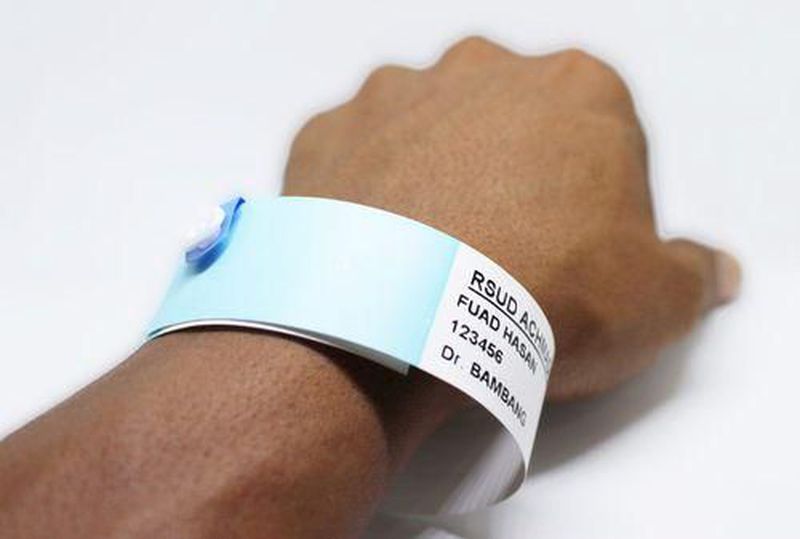 Gelang Pasien Wristband Biru Cetak Thermal 275 x 26 mm 200 pcs - Image 4