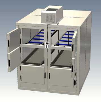 Mortuary 6 Body zer Cadaver Cabinet SyStg06 Stainless Steel - Image 2