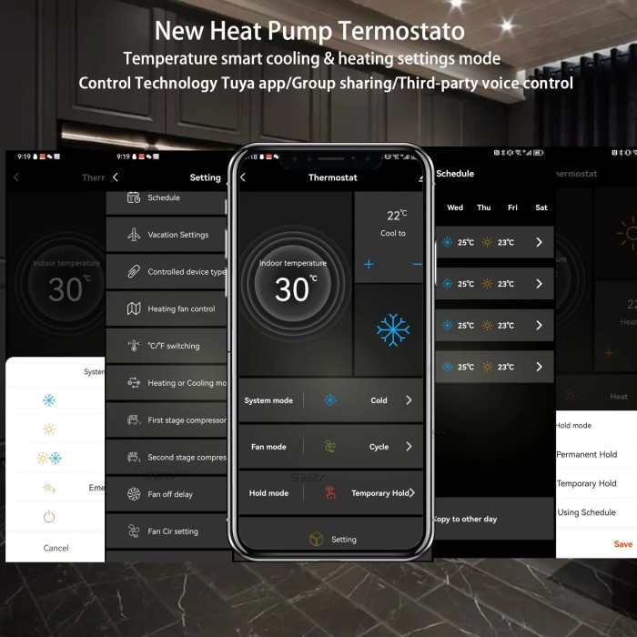 Digital Thermostat Temperature Controlle Tuya Fahrenheit Celsius - Image 4