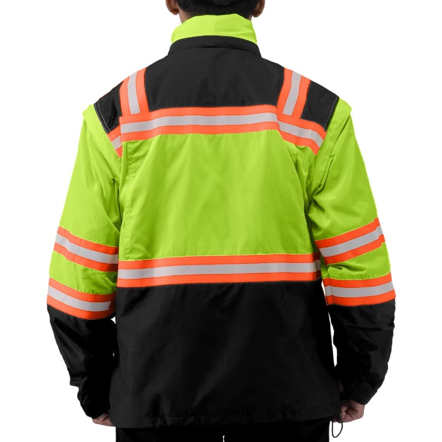 WEBBER GREEN - Jaket kerja safety Hi-Visilbility ENGINEER WORKWEAR - Image 2