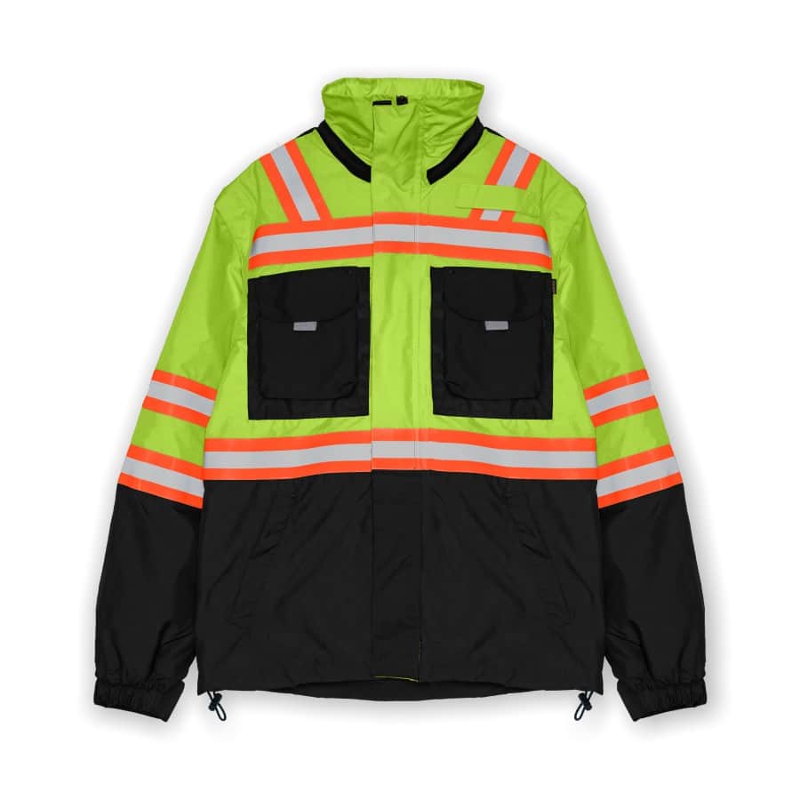 WEBBER GREEN - Jaket kerja safety Hi-Visilbility ENGINEER WORKWEAR - Image 5
