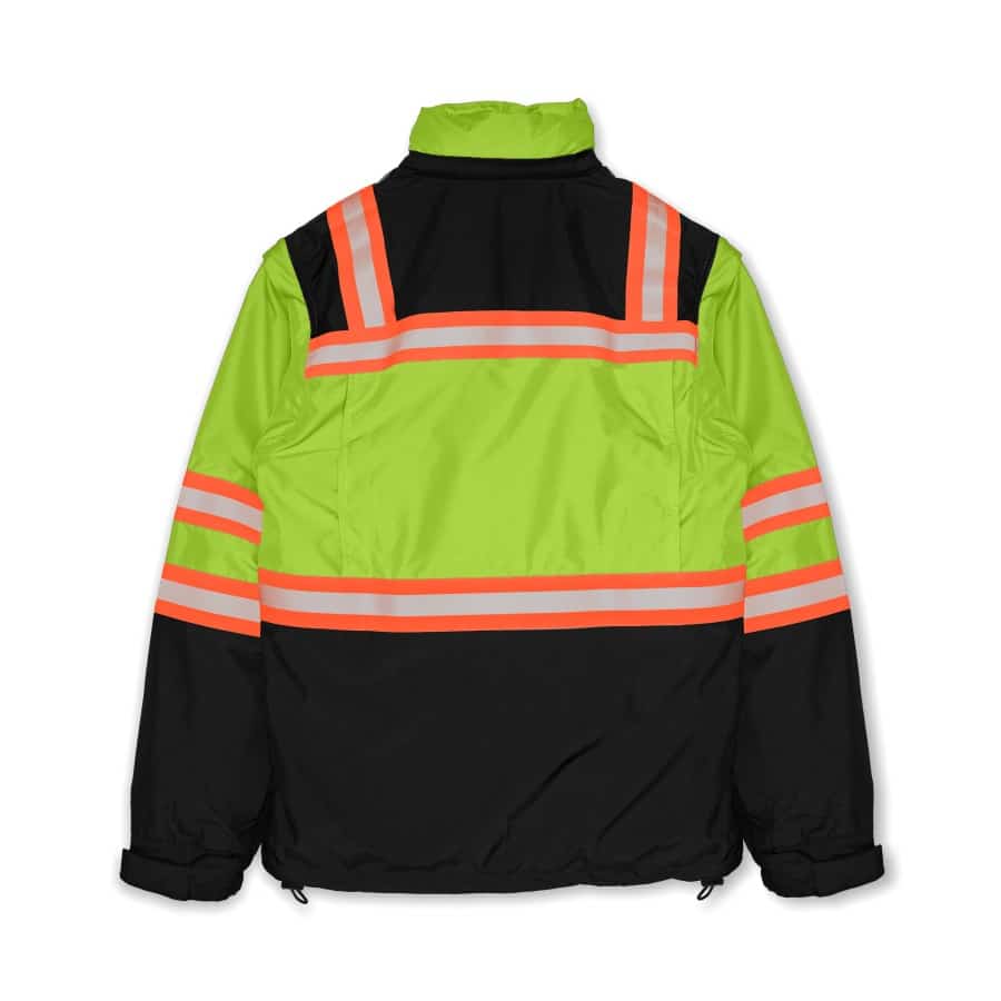 WEBBER GREEN - Jaket kerja safety Hi-Visilbility ENGINEER WORKWEAR - Image 7