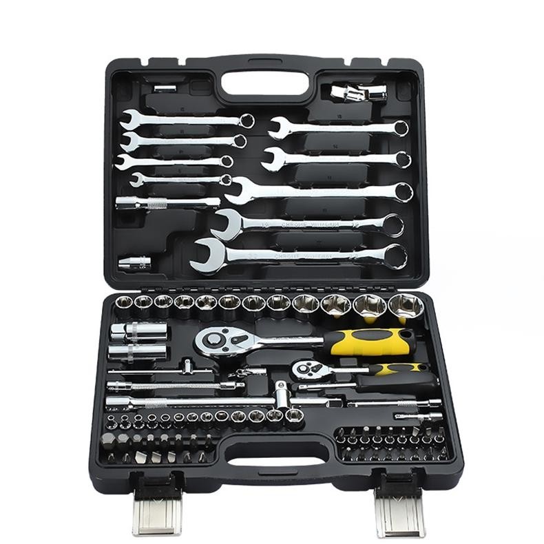 82Pcs Set Socket Ratchet Wrench Socket Carbon Steel Sock