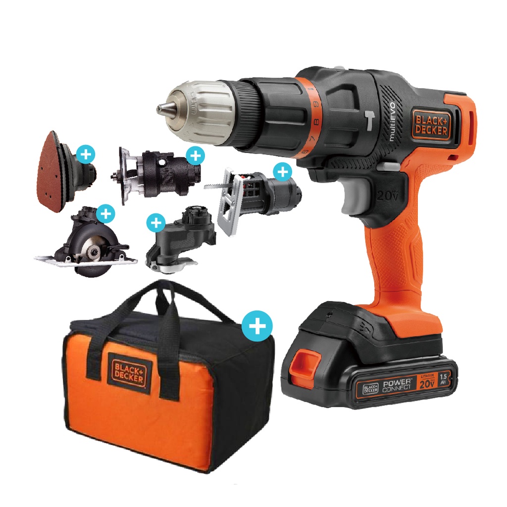 Multifungsi 6 Toolkit Multievo EVO185K6-B1 Multitool