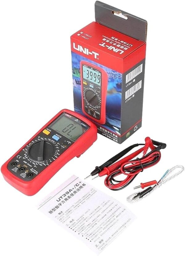 UNI-T UT39C+ Electrician Multimetro Capacitor Tester - Image 3