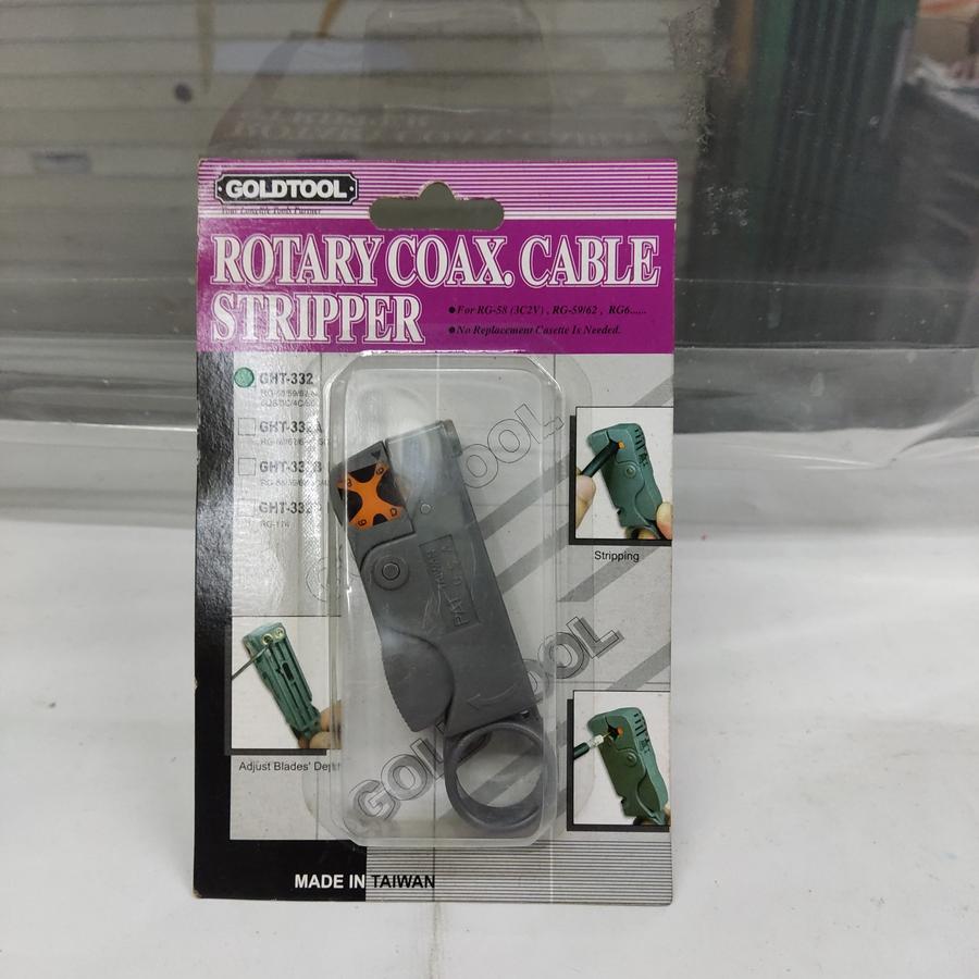 Goldtool GHT-332 Rotary Coax Cable Stripper