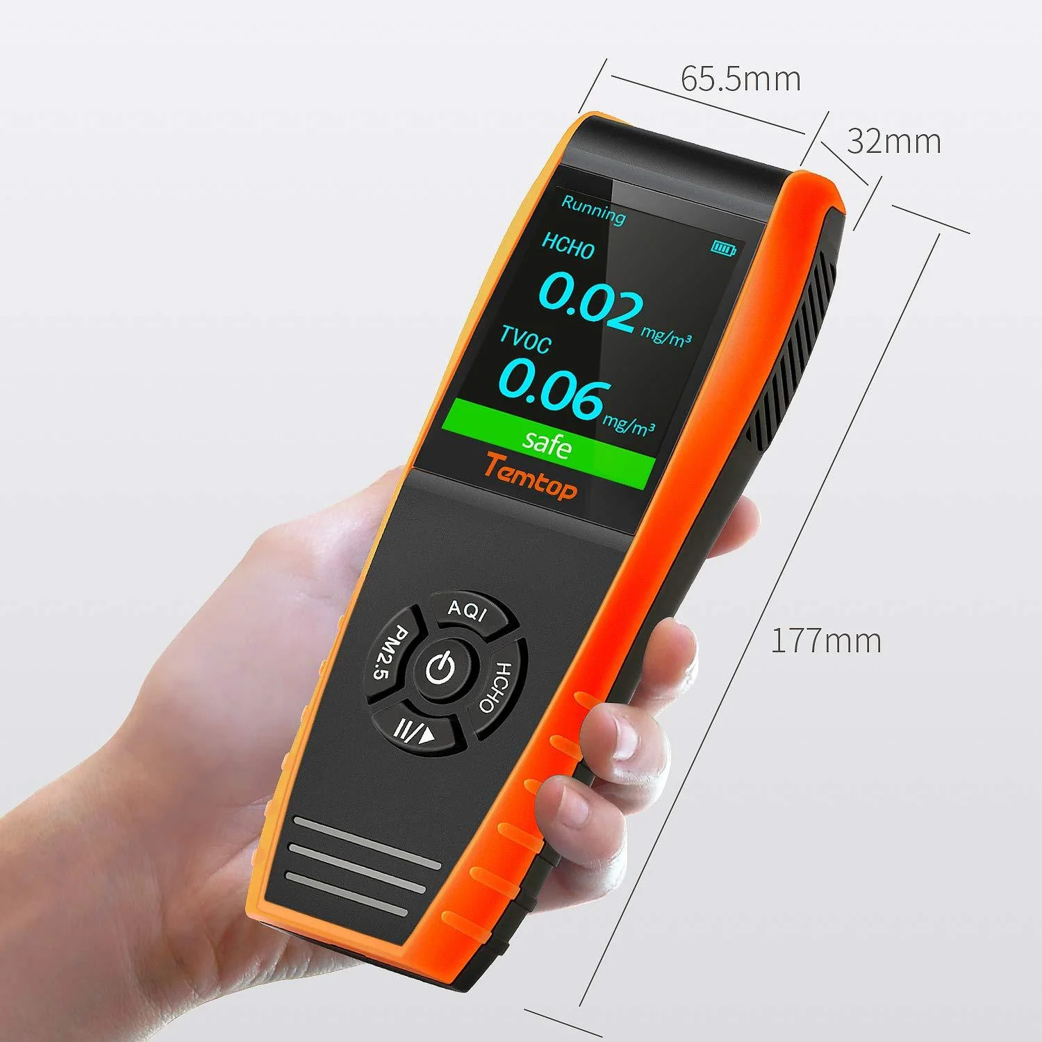 Temtop LKC-1000S+2 Air Quality Monitor - Image 3