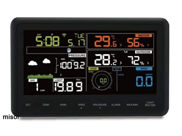 MISOL WH2900 Weather Station with Touch Viewer Console - Image 5